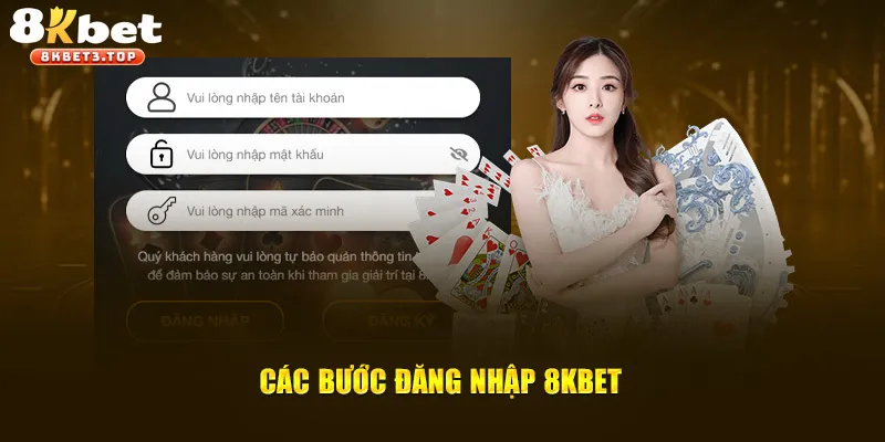 +2 bước login tài khoản 8KBET siêu dễ, an toàn