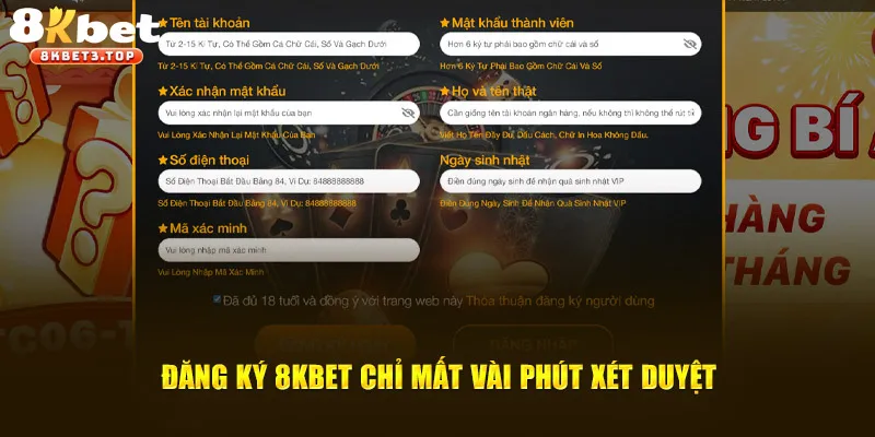 Đăng Ký 8KBET